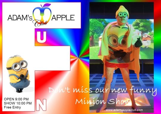 New Funny Minion Show at Adam's Apple Club Chiang Mai. We cordially invite you to experience this new performance in our nightclub.