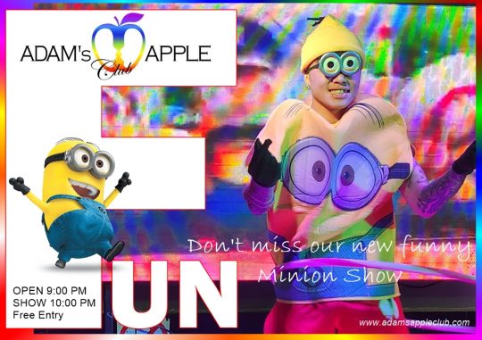 New Funny Minion Show at Adam's Apple Club Chiang Mai. We cordially invite you to experience this new performance in our nightclub.