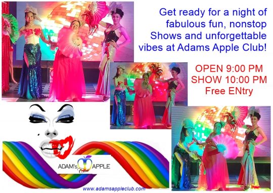 Get ready for a night of fabulous fun, nonstop Shows and unforgettable vibes at Adam’s Apple Club Chiang Mai