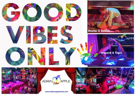 Just bring the vibe! Visit us at Adam's Apple Club in Chiang Mai! We guarantee you good vibes always free in our popular Nightclub.