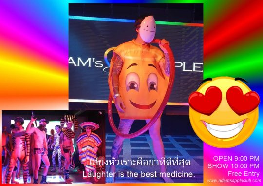 Laughter with us - Laugh with us and celebrate life. We want everyone to be happy at our Chiang Mai Gay Bar.