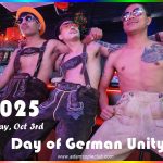 German Unity Day 2025 Adam’s Apple Club in Chiang Mai. Celebrate German Unity Day 2025 with us, Friday, October 3rd, 2025!