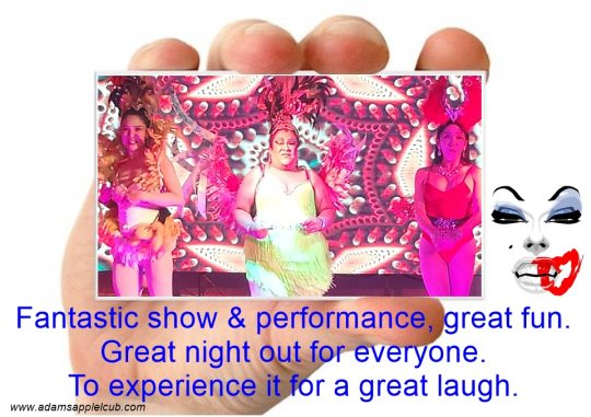 Unique and inspiring cabaret show at the Adams Apple Club in Chiangmai. Fantastic show & performance, great fun. Great night out for everyone