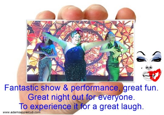 Unique and inspiring cabaret show at the Adams Apple Club in Chiangmai. Fantastic show & performance, great fun. Great night out for everyone