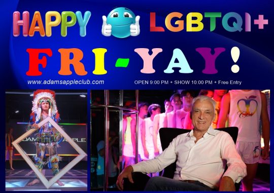 Happy Fri-yay! Chiang Mai at Adams Apple Club is highlighted as a popular venue for Friday night entertainment, known for its live shows
