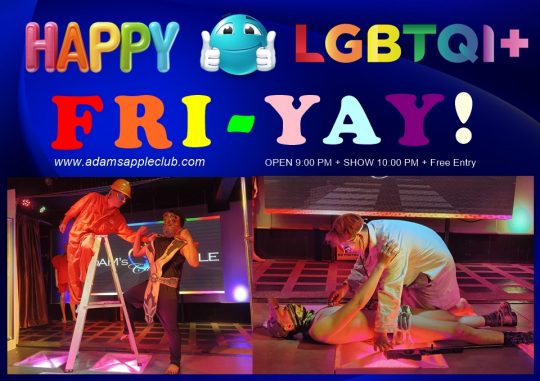 Happy Fri-yay! Chiang Mai at Adams Apple Club is highlighted as a popular venue for Friday night entertainment, known for its live shows