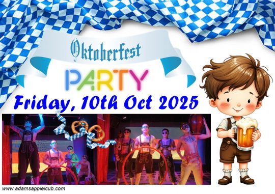 Oktoberfest Party 2025 Friday, 10th October Funny not-so-serious shows for laughs and lots of fun in an unforgettable evening.