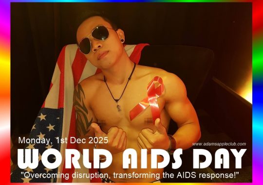 World AIDS Day 2025 - Adam's Apple Club Chiang Mai, focuses on the theme: "Overcoming disruption, transforming the AIDS response".