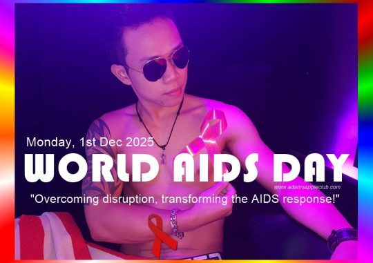 World AIDS Day 2025 - Adam's Apple Club Chiang Mai, focuses on the theme: "Overcoming disruption, transforming the AIDS response".