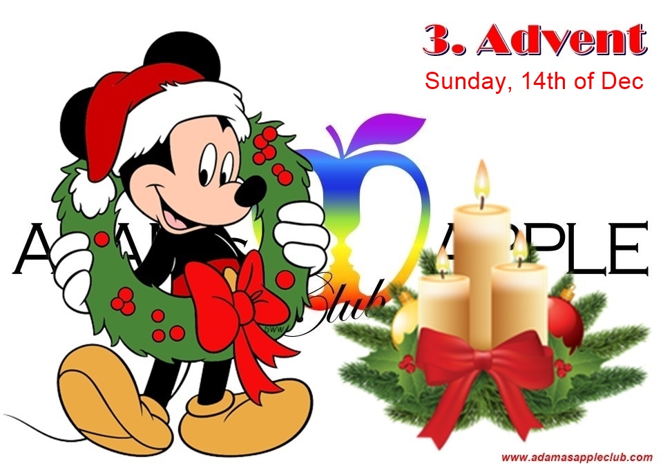 Celebrate the 3rd Advent 2025 with us at Adam’s Apple Club