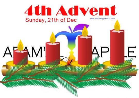 Magical 4th Advent 2025 - Adam's Apple Club Chiang Mai, for a night filled with warmth, wonder, and festive cheer.