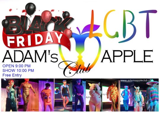 Black Friday Chiang Mai 2025 - Adam's Apple Club. Black Friday? More like BLACK OUT Friday at Adams Apple!