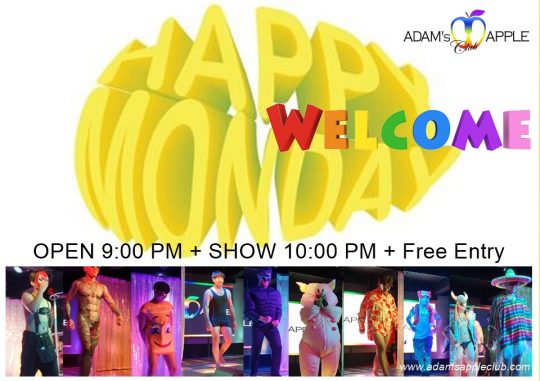 Monday Entertainment Chiang Mai Adams Apple Club. Come see the show and experience an unforgettable evening!
