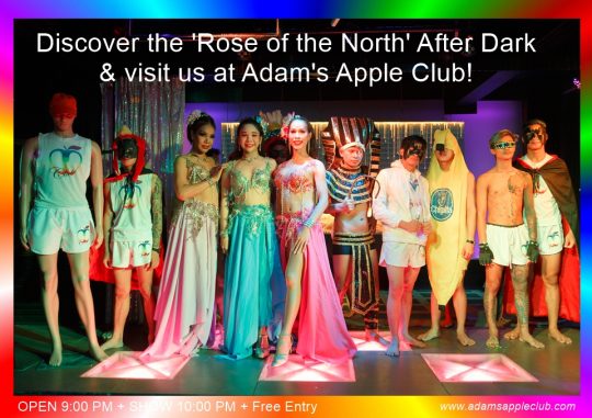 Discover Chiang Mai After Dark visit Adams Apple Club. It's truly an iconic spot that has been entertaining the LGBTQ+ community