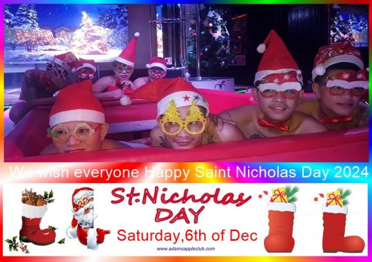 Saint Nicolas Day 2025 - Adam's Apple Chiang Mai. Come find out what special surprises Old Saint Nick might leave in store for our guests!