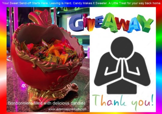 Sweeten Your Way Home! As a thank you for joining us at the Adams Apple Club, we're sharing a little sweetness with you.