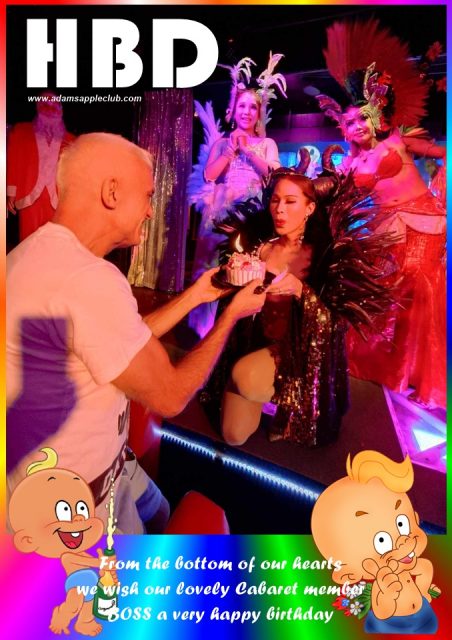 Happy Birthday Boss 2025 - Our wonderful former cabaret member Boss celebrates her birthday today. We wish you all the best