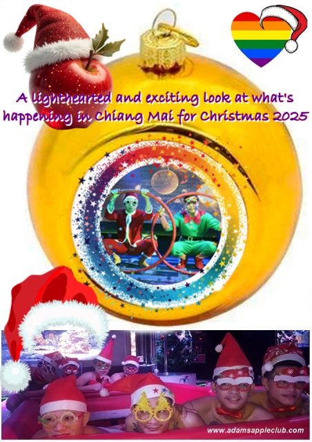 Chiang Mai is glowing, and so are we! The festive spirit has officially taken over the Rose of the North! Adams Apple Club Chiang Mai