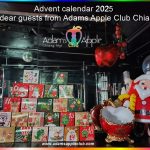 ADVENT CALENDAR 2025 Guests at Adams Apple Club Chiang Mai. We have a special treat in store for our dear guests this Advent season!