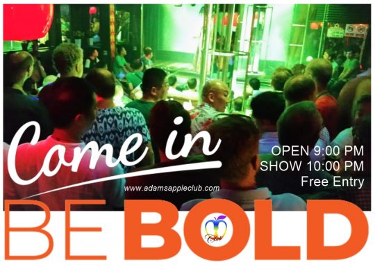 Be bold, come in - Heading into a new bar for the first time, especially a place as lively as Adams Apple Club in Chiang Mai