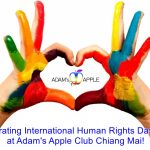 Human Rights Day 2025 at Adams Apple Club, Chiang Mai. Be part of the movement for equality and love. Celebrate with us.