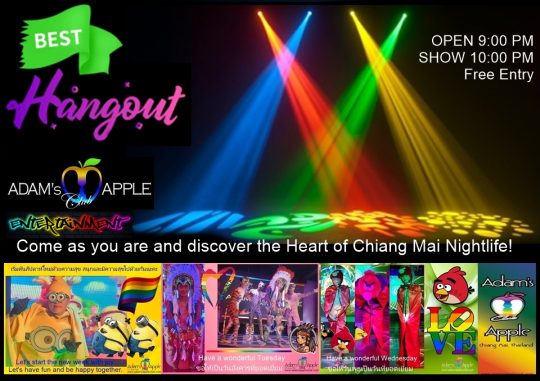 Come as you are - Why Adam's Apple Club Chiang Mai Is a Must-Visit Spot. Tag who you're bringing for an unforgettable night!