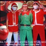 Saint Nicholas, Santa Claus and his trusty elf made their first visit of the year to check out our Christmas 2025 preparations!