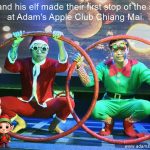 Guess who stopped by the Adams Apple Club yesterday? Keep an eye out for more surprises and dazzling shows as we count down to the big day!