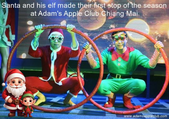 Guess who stopped by the Adams Apple Club yesterday? Keep an eye out for more surprises and dazzling shows as we count down to the big day!