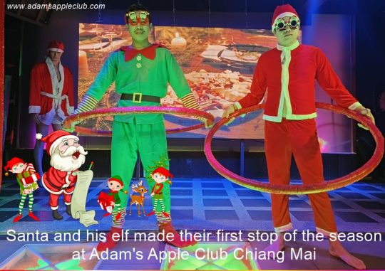 Guess who stopped by the Adams Apple Club yesterday? Keep an eye out for more surprises and dazzling shows as we count down to the big day!