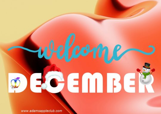 Welcome to December 2025 at Adam's Apple Club Chiang Mai, gets busy during peak season, so plan your activities and reservations in advance!
