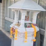 The Guardian of Adam's Apple Club in Chiang Mai Thailand. Tradition meets nightlife. Come for the vibes, stay for the blessings!