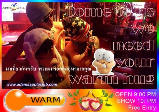 Warm Up Your Evening at Adam's Apple Club in Chiang Mai, Northern Thailand! Stay warm and vibrant despite the chill!