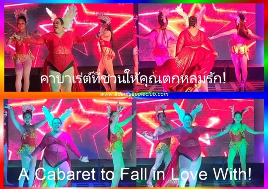 Cabaret to Fall in Love With! Adam's Apple Club Chiang Mai. It’s a cabaret "to touch" and "to fall in love with" - absolutely worthwhile.