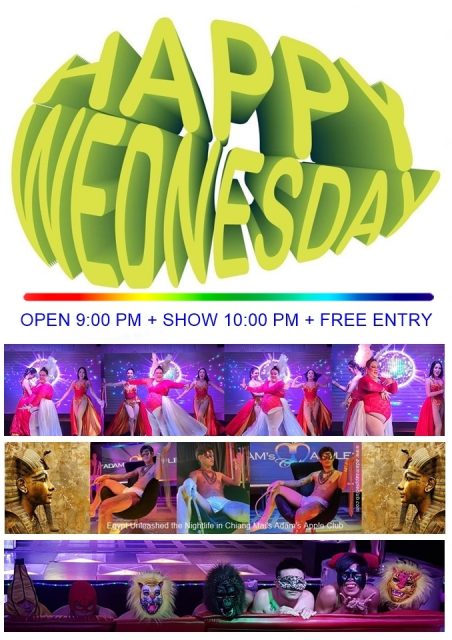 Discover the Nightclub of Happiness - Adam's Apple Club Chiang Mai - When the curtain rises, the magic begins. See you at 10 PM!