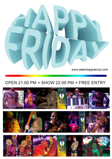 Paint your Friday Blue - Adam's Apple Club Chiang Mai, Ignite your night. Join us for an evening packed with high-energy shows