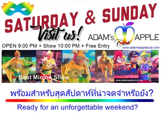 Weekend plans? Sorted. - Adam's Apple Club Chiang Mai, North Thailand. Come and experience the magic with us!