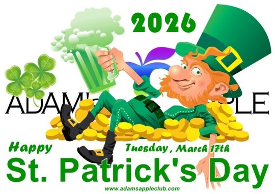 St. Patrick's Day Celebration 2026 - Adam's Apple Club Chiang Mai. Let’s make some "Irish magic" happen in the heart of Santitham!