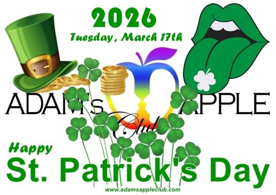 St. Patrick's Day Celebration 2026 - Adam's Apple Club Chiang Mai. Let’s make some "Irish magic" happen in the heart of Santitham!