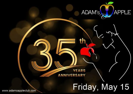 35th Anniversary Adams Apple Club Chiang Mai Thailand - Join us as we celebrate a milestone! Let’s make this a night to remember.