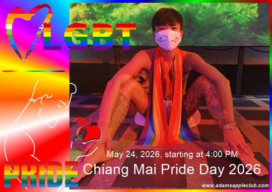 Chiang Mai Pride 2026 - Adam's Apple Club Chiang Mai Join us for a day of visibility, love, and community-led celebration