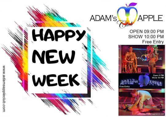 Happy New Week in CNX - Adam's Apple Club Chiang Mai Let’s make this week one to remember. See you tonight at Adam’s Apple Club!