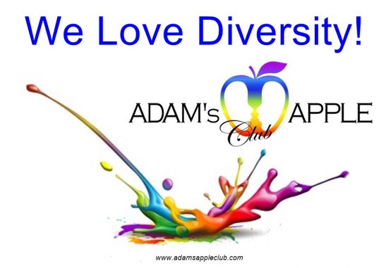 Diversity is our heartbeat! - Adam's Apple Club Chiang Mai Proudly supporting a world where everyone belongs.