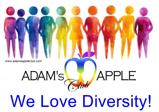 Diversity is our heartbeat! - Adam's Apple Club Chiang Mai Proudly supporting a world where everyone belongs.
