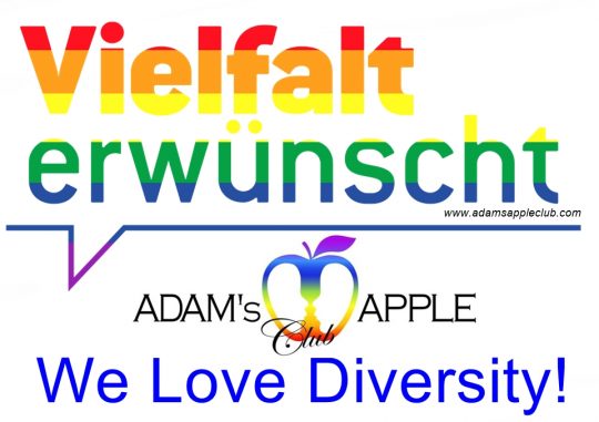 Diversity is our heartbeat! - Adam's Apple Club Chiang Mai Proudly supporting a world where everyone belongs.