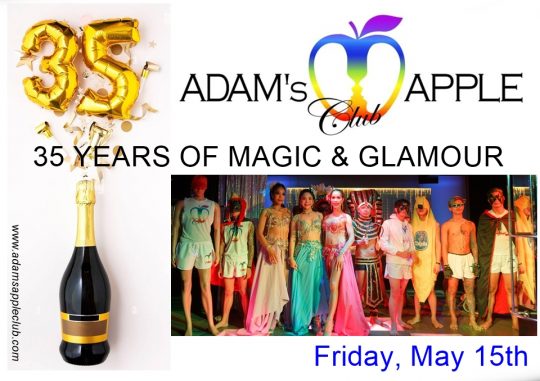 35 Years of Magic - Adam's Apple Club Chiang Mai We are celebrating our 35th Anniversary right here in Chiang Mai!