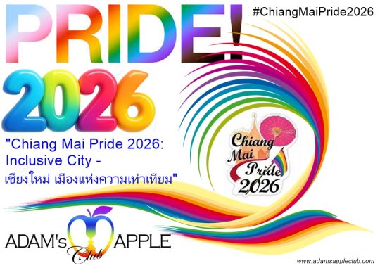 ChiangMaiPride2026 - Adam's Apple Club Chiang Mai Join us for a day of visibility, love, and community-led celebration
