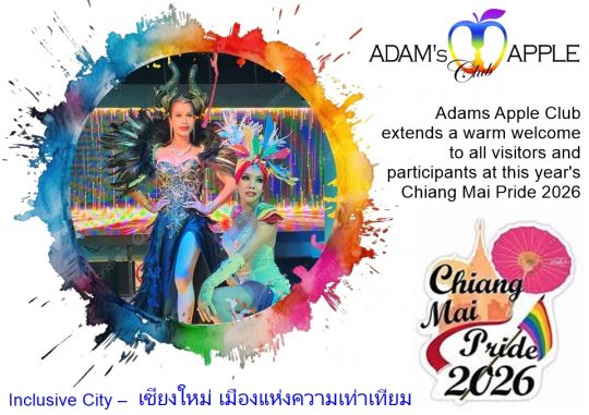 Celebrating Diversity and Equality - Adam's Apple Club Chiang Mai “Inclusive City – Chiang Mai, the City of Equality”