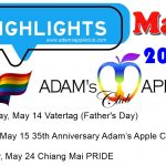 MAY HIGHLIGHTS 2026 - Adam's Apple Club Chiang Mai We look forward to your visit to our legendary nightclub