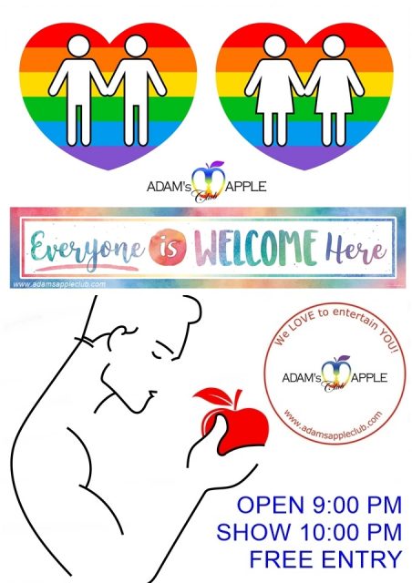 You belong here - Adam's Apple Club Chiang Mai No matter who you are, where you are from, or what you believe